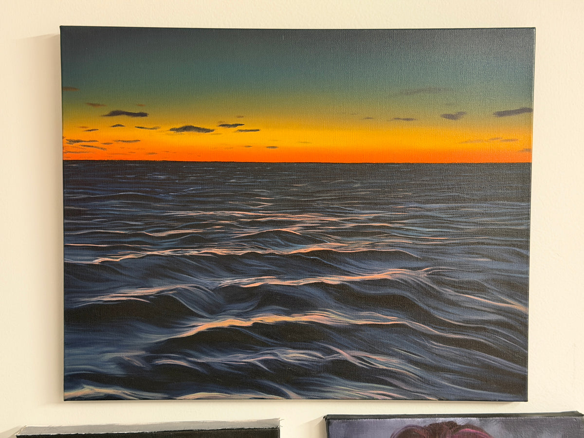 Dark Sunset Painting