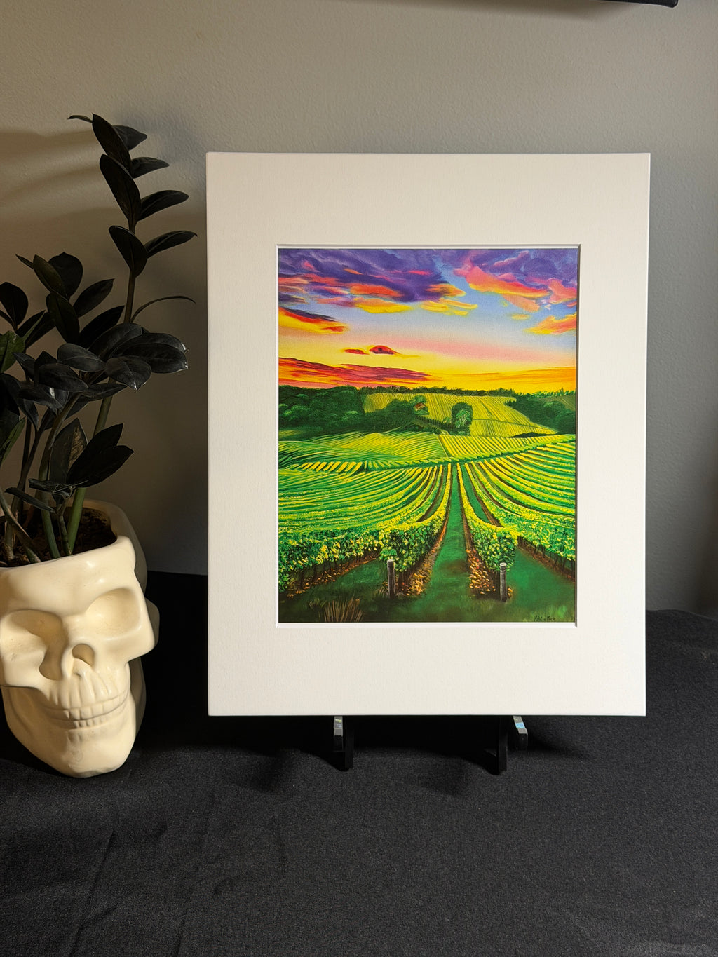 Bright Vineyard Print