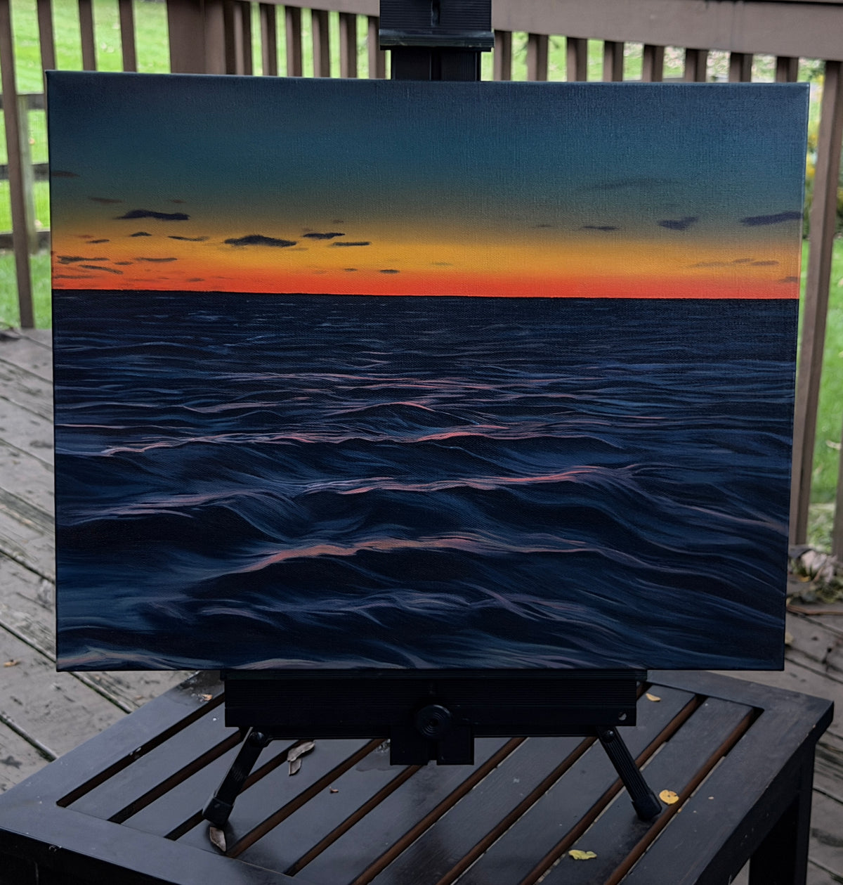 Dark Sunset Painting