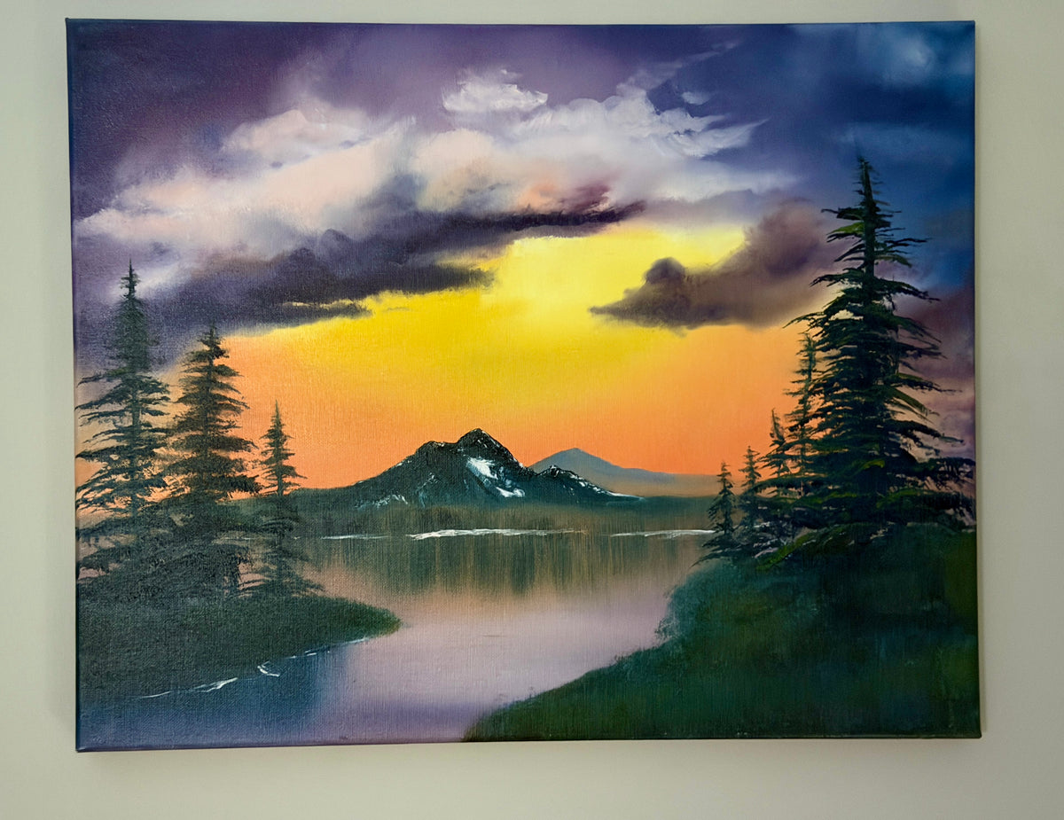 Evening Reflections Painting